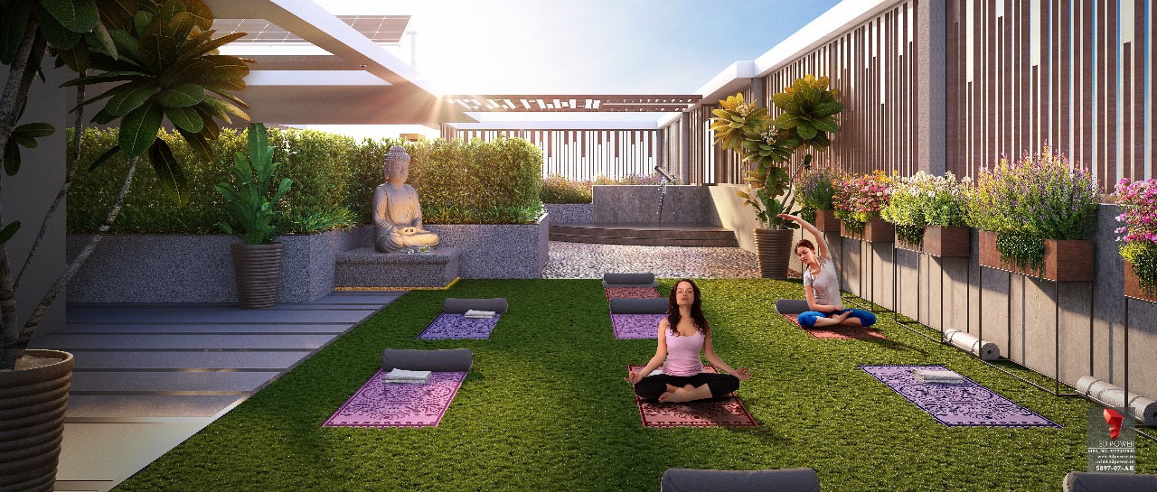 Open Yoga Space Available at Prithvi Paradise Nxt