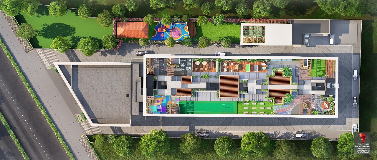 Rooftop Premium Amenities at Prithvi Paradise Nxt
